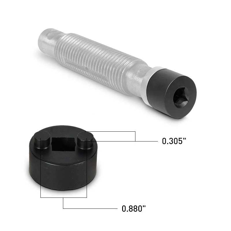 Tiger Tool 15105 Leaf Spring Pin Socket, Western Star