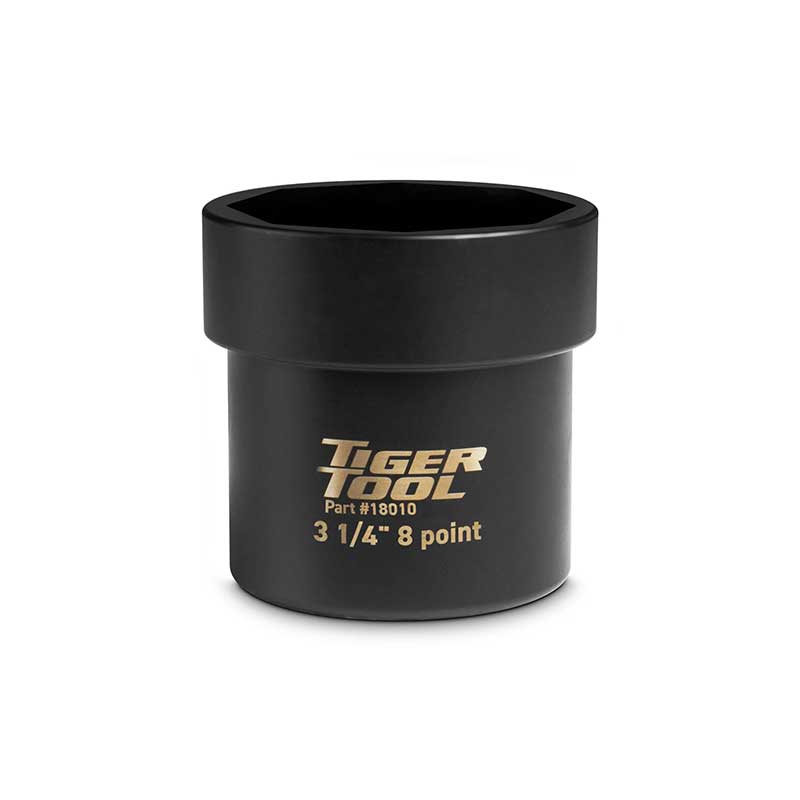 Tiger Tool 18010 3/4" Drive, 3-1/4" 8 Point Axle Nut Socket